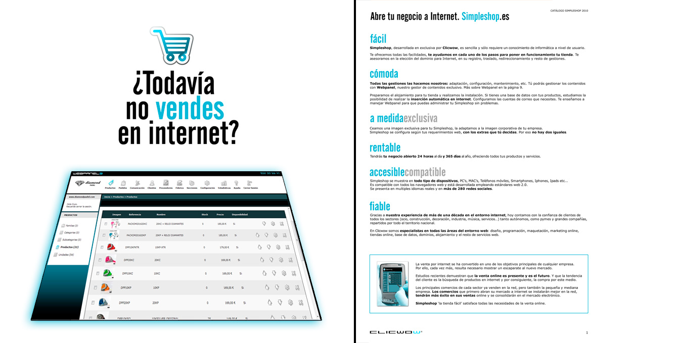 CLICWOW - CATLOGO WEB DINMICO